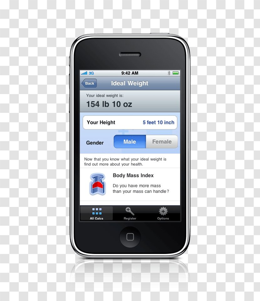 IPhone 3GS 4 - Android - Calculation Of Ideal Weight Transparent PNG