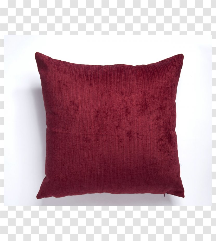 Cushion Towel Throw Pillows Burgundy Chenille Fabric - Room - Pillow Transparent PNG