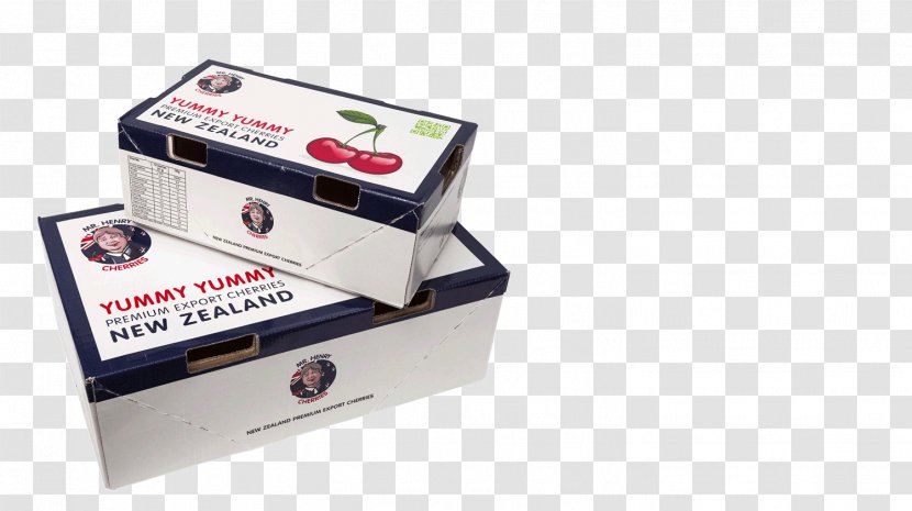 Box Cherry Mr. Henry Cherries Packaging And Labeling Orchard - Carton - Fresh Transparent PNG