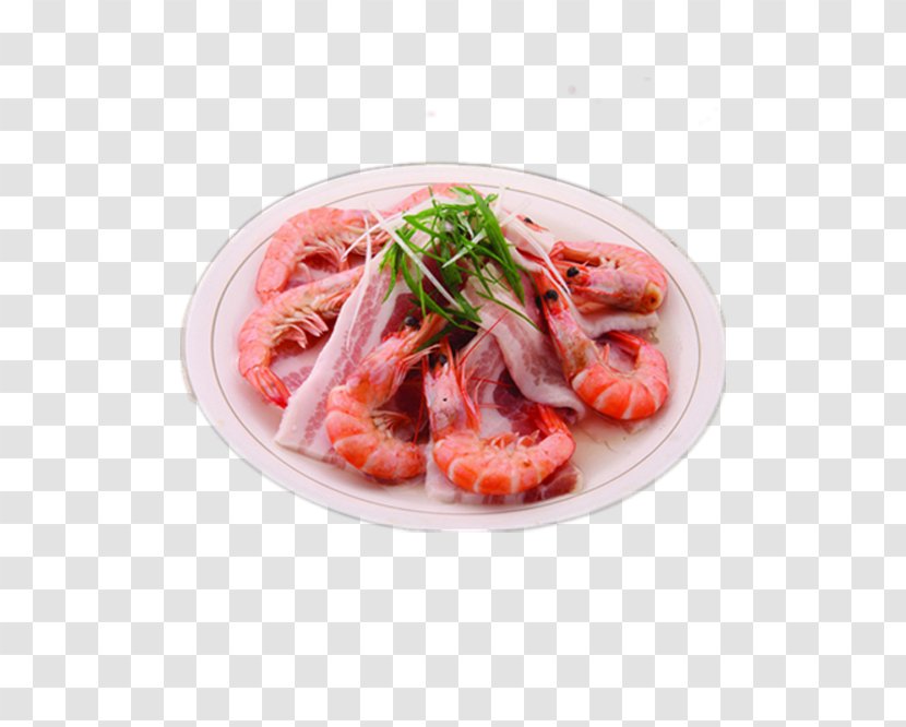 Dried Shrimp Asian Cuisine Salt-cured Meat Napa Cabbage - Pickling - Steamed Bacon Image Transparent PNG