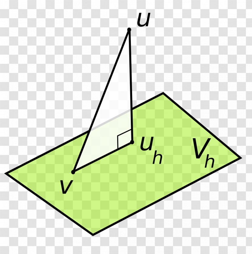 Triangle Point Green - Area Transparent PNG