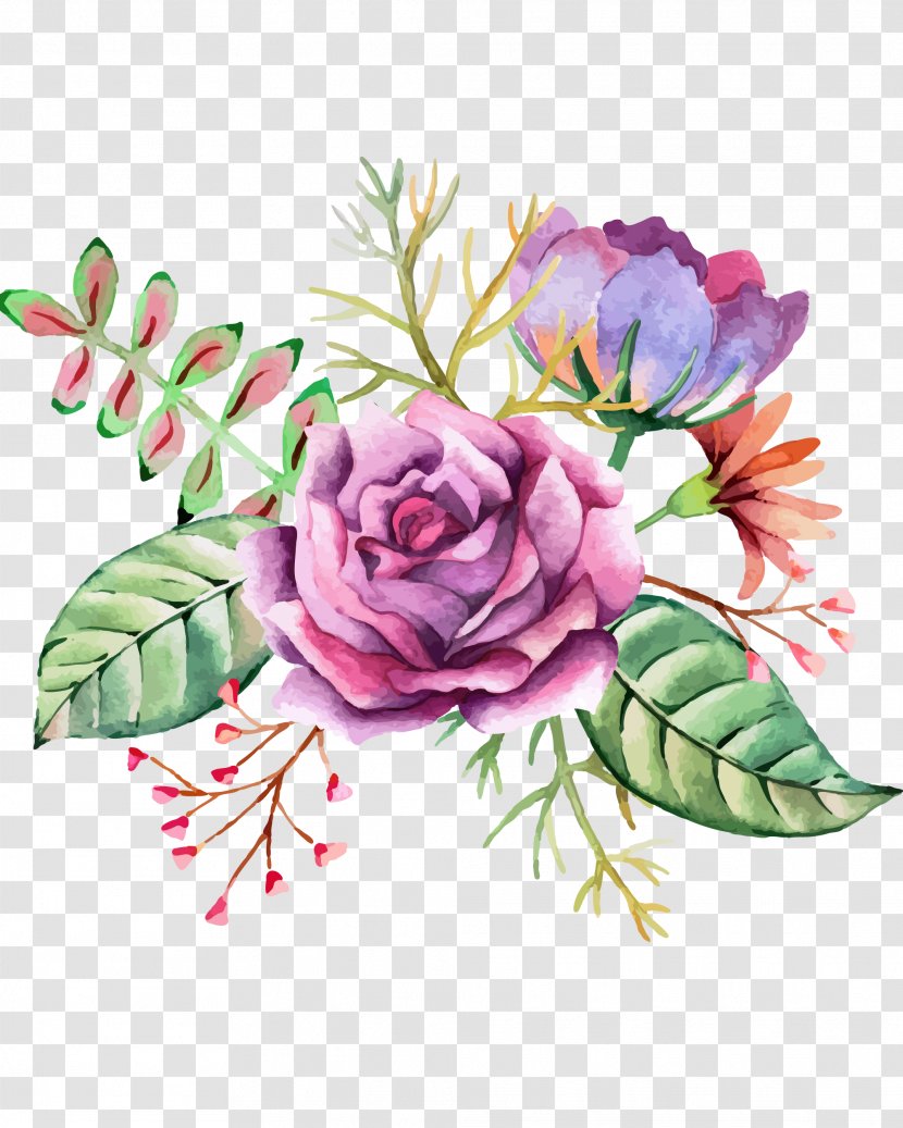 Floral Design Watercolor Painting Flower Transparent PNG