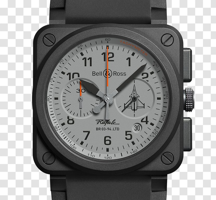 Dassault Rafale Bell & Ross, Inc. Baselworld Watch - Stopwatch Transparent PNG