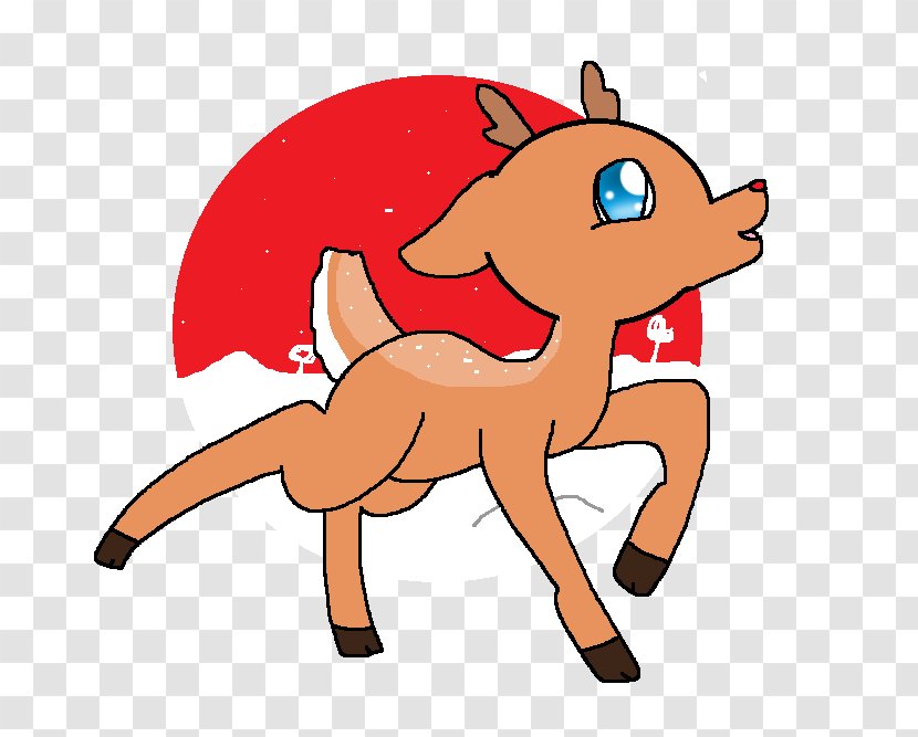 Horse Mammal Deer Canidae Pony - Carnivora - Rudolph The Red Nosed Reindeer Transparent PNG