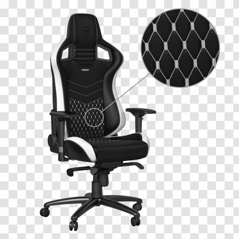 Office & Desk Chairs Gaming Chair Noblechairs Swivel - Black - Pu Merchants Transparent PNG