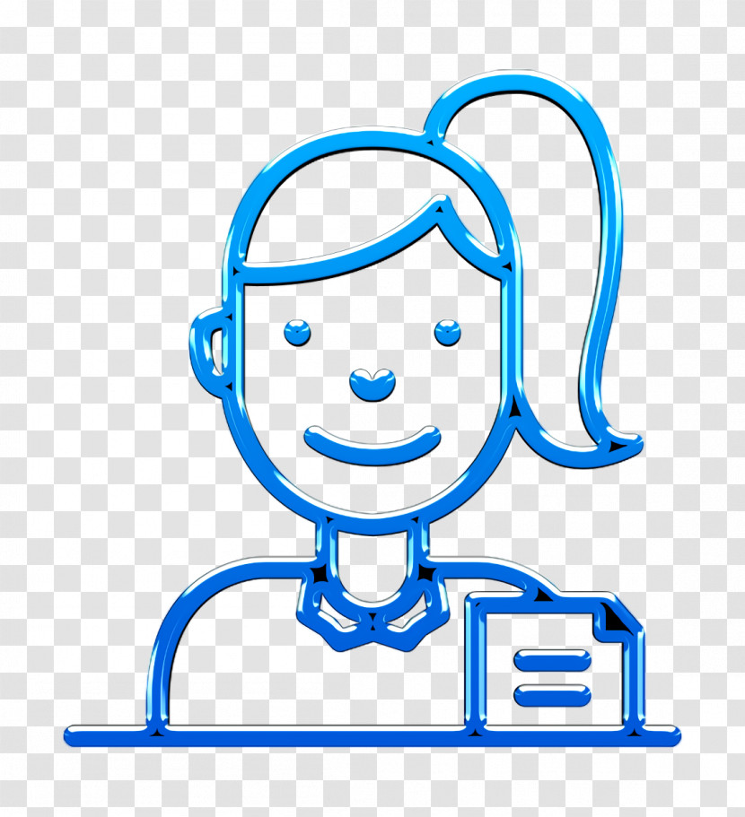 Young Employees Icon Office Worker Icon Portrait Icon Transparent PNG