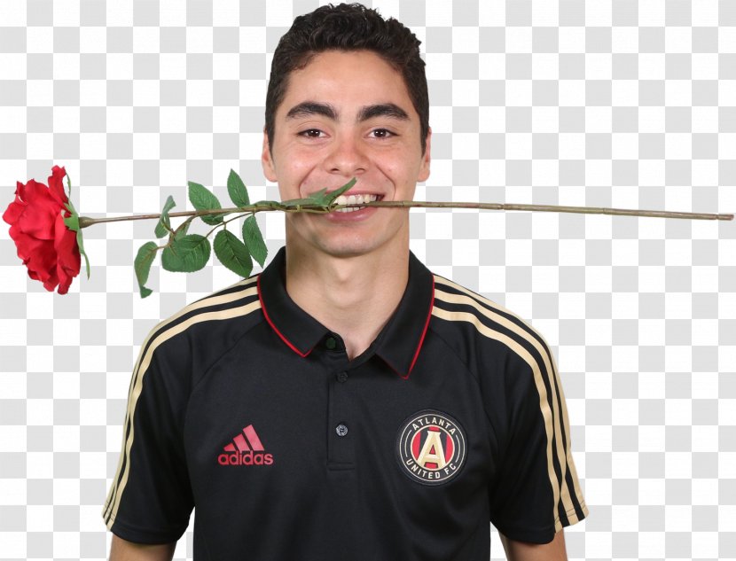 Miguel Almirón Atlanta United FC MLS Football Player T-shirt - Flower Transparent PNG