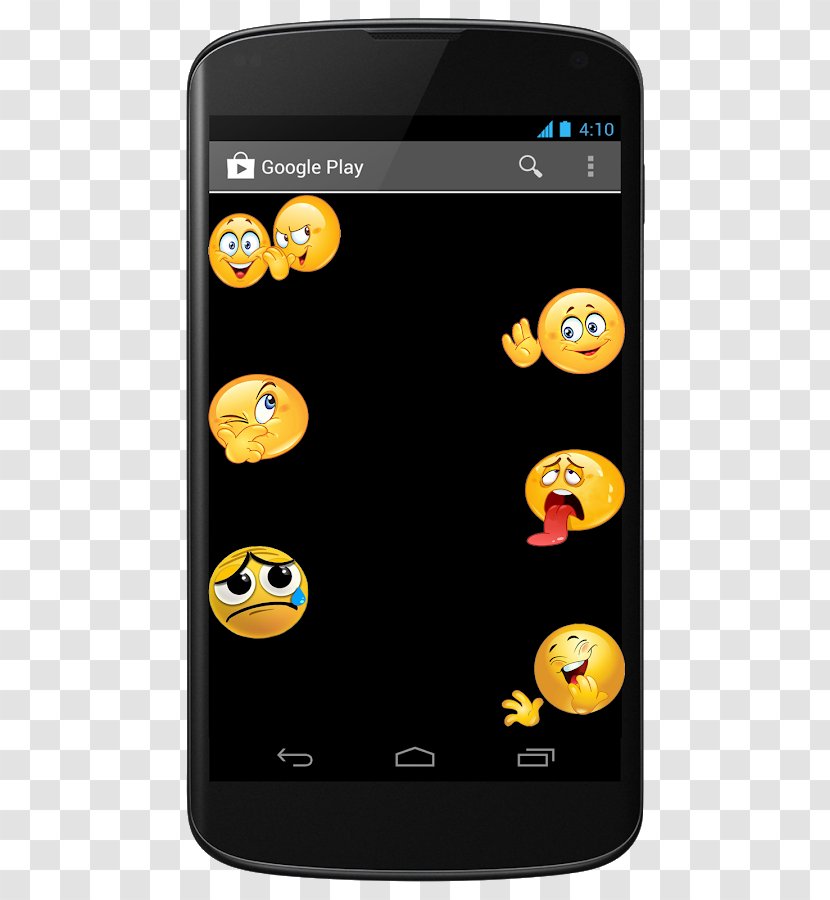 Feature Phone Heart Star Smartphone Color Switch Laugh - Android Gingerbread Transparent PNG