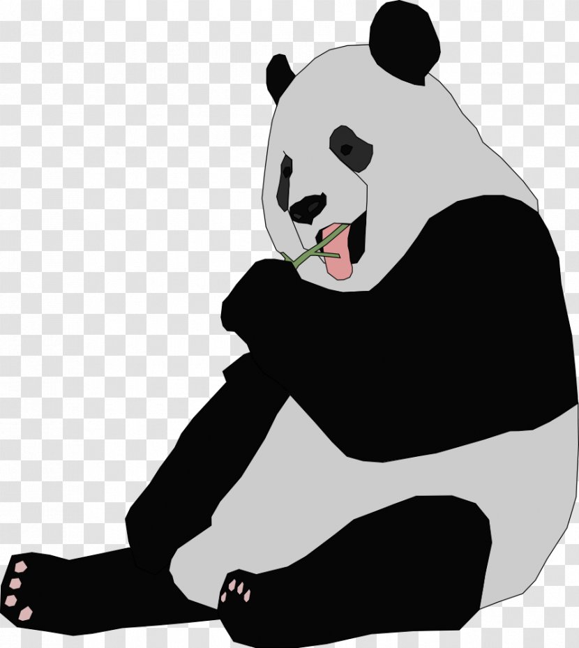 Giant Panda Bear Red Cuteness Clip Art Transparent PNG