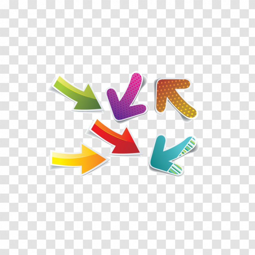 Paper Sticker Label - Logo - Vector Arrow Transparent PNG