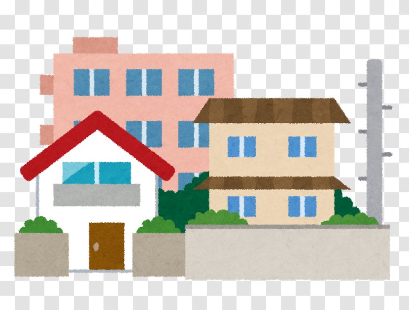 House 一軒家 Building 住宅造成地 Residential Area - Plan Transparent PNG