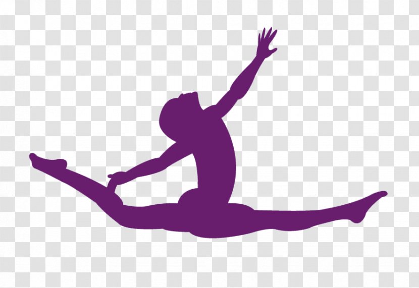 Competitive Gymnastics Artistic Rhythmic Silhouette - Woman Transparent PNG