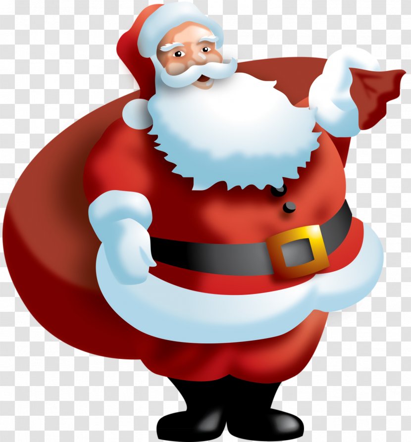 Christmas Santa Claus Saint Nicholas - Cartoon Father Transparent PNG