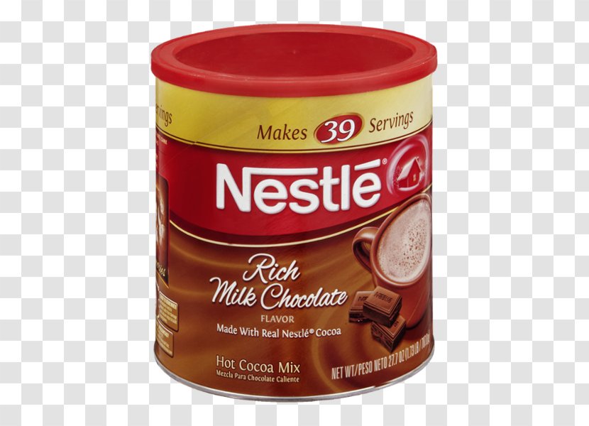 Hot Chocolate Nestle Rich Milk Cocoa Mix - Condensed Transparent PNG