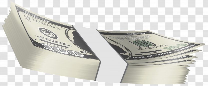 Brand Cash Product Angle - Image Resolution - 100 Dollars Wad Clip Art Transparent PNG