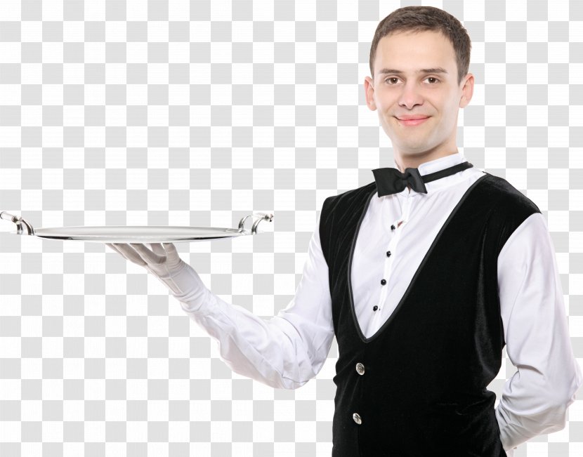 Waiter Tray - Waiting Staff - Classical Image Transparent PNG