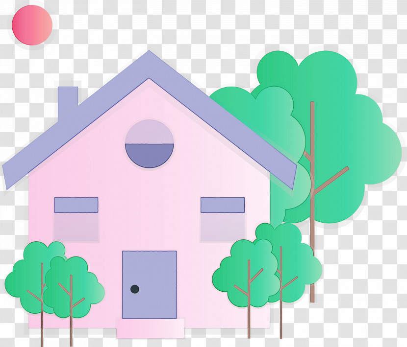 Green House Real Estate Home Transparent PNG