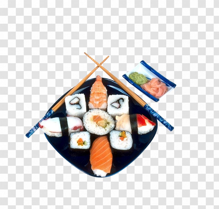 Sushi Japanese Cuisine Sashimi Onigiri - Recipe - Gourmet Transparent PNG