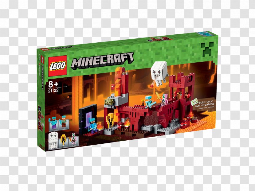 Lego Minecraft Toy LEGO 21122 The Nether Fortress - 21114 Farm Transparent PNG
