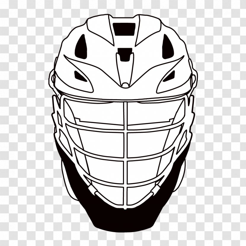 Lacrosse Helmet Motorcycle Helmets Sticks - American Football Protective Gear - Chin Clipart Transparent PNG