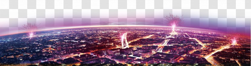 Promotion Advertising - Sales - Colorful City Night Sky Transparent PNG