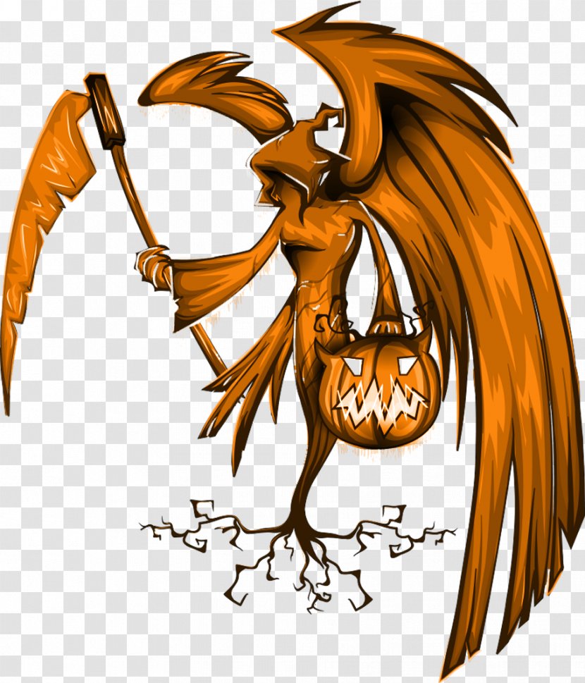 Jack-o'-lantern Halloween Pumpkins - Supernatural Creature - Decorative Squashes Transparent PNG