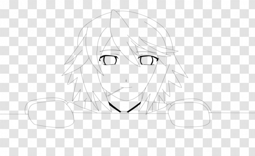 Eye Line Art Forehead Sketch - Silhouette Transparent PNG