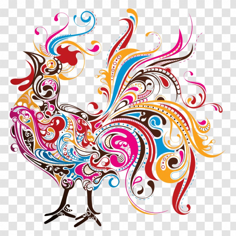 Rooster Hamburg Chicken Clip Art - Vertebrate - Design Transparent PNG