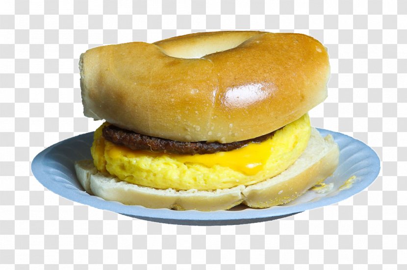Cheeseburger Bagel Breakfast Sandwich McGriddles Transparent PNG