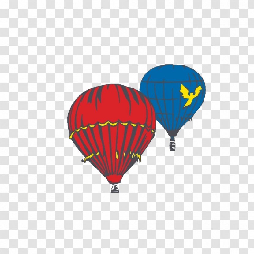 Hot Air Balloon Illustration - Drawing Transparent PNG