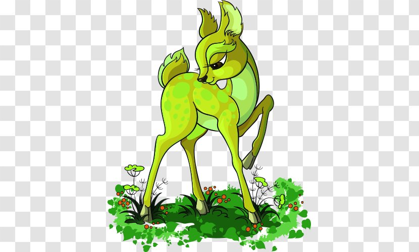 Deer Cartoon Illustration - Royaltyfree Transparent PNG