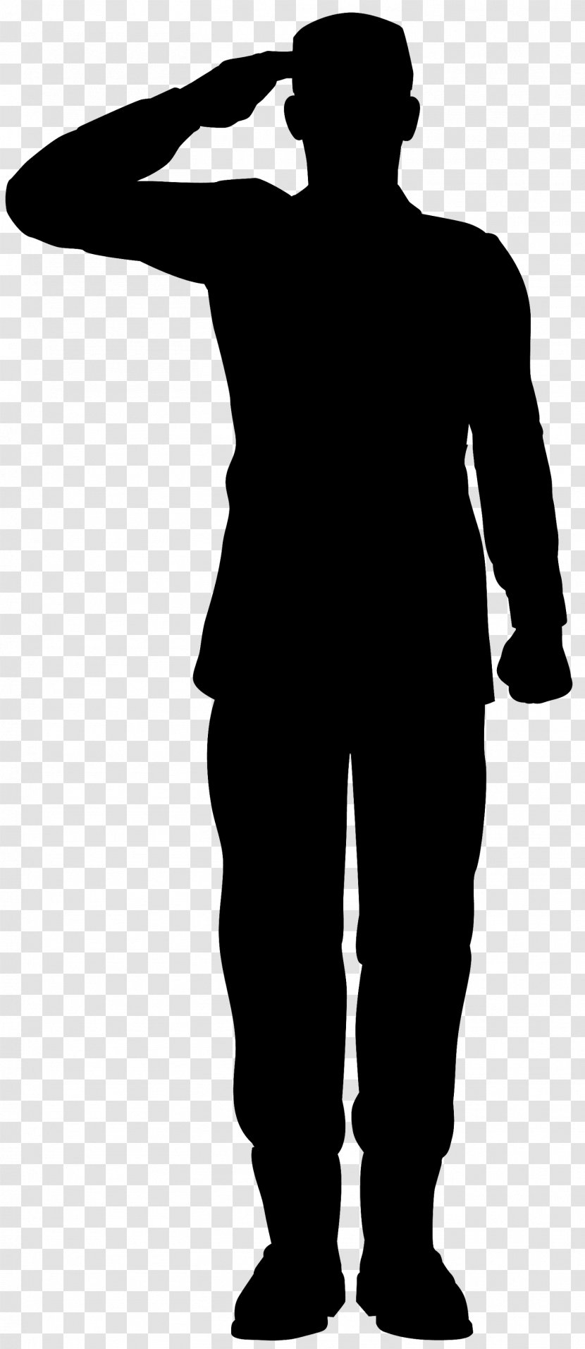 Soldier Silhouette - Human - Style Gesture Transparent PNG