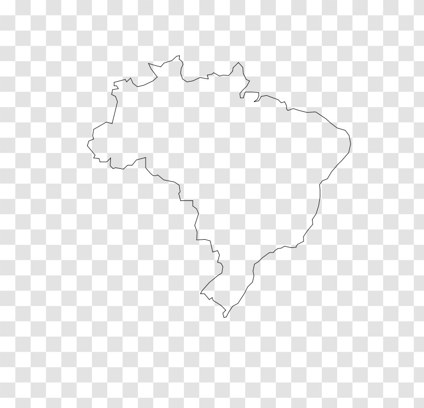 Brazil Vector Map - Americas Transparent PNG