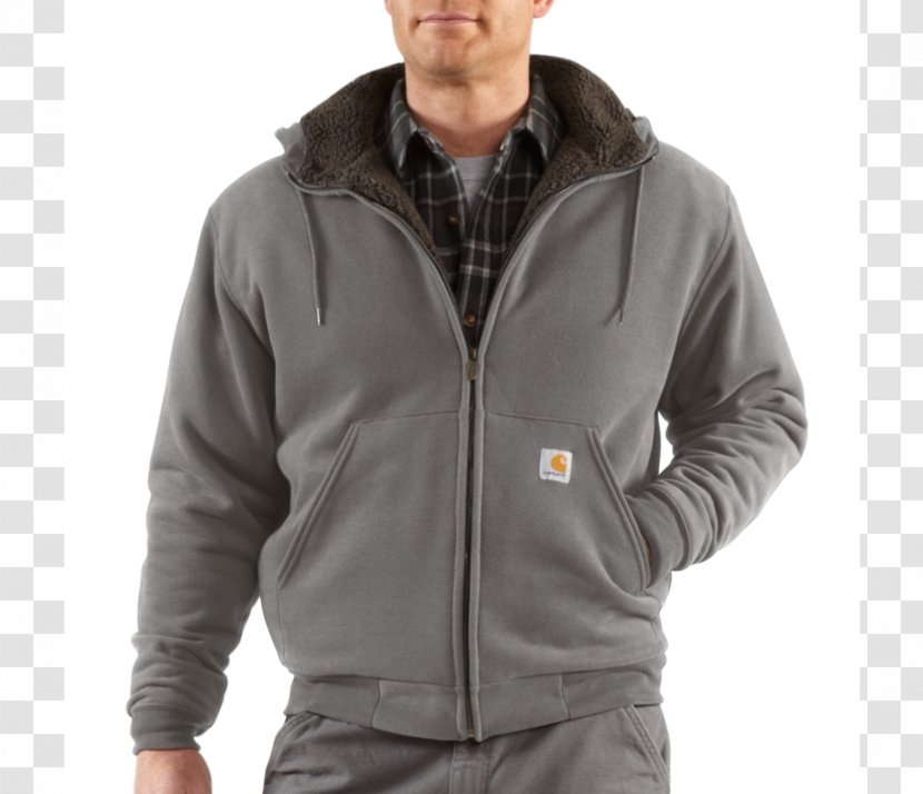 Hoodie Lining Carhartt Bluza Polar Fleece - Sweater - Jacket Transparent PNG