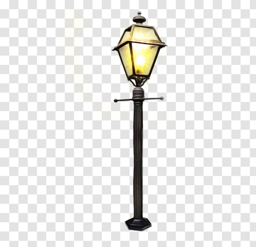 Street Light - Lantern - Candle Holder Brass Transparent PNG