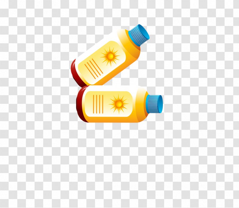 Material Yellow Font - Bottle Child Transparent PNG