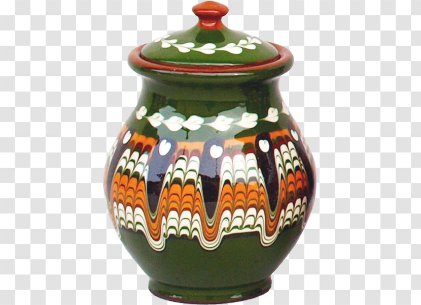 Jar Ceramic Pottery Bottle Green - Spice Transparent PNG