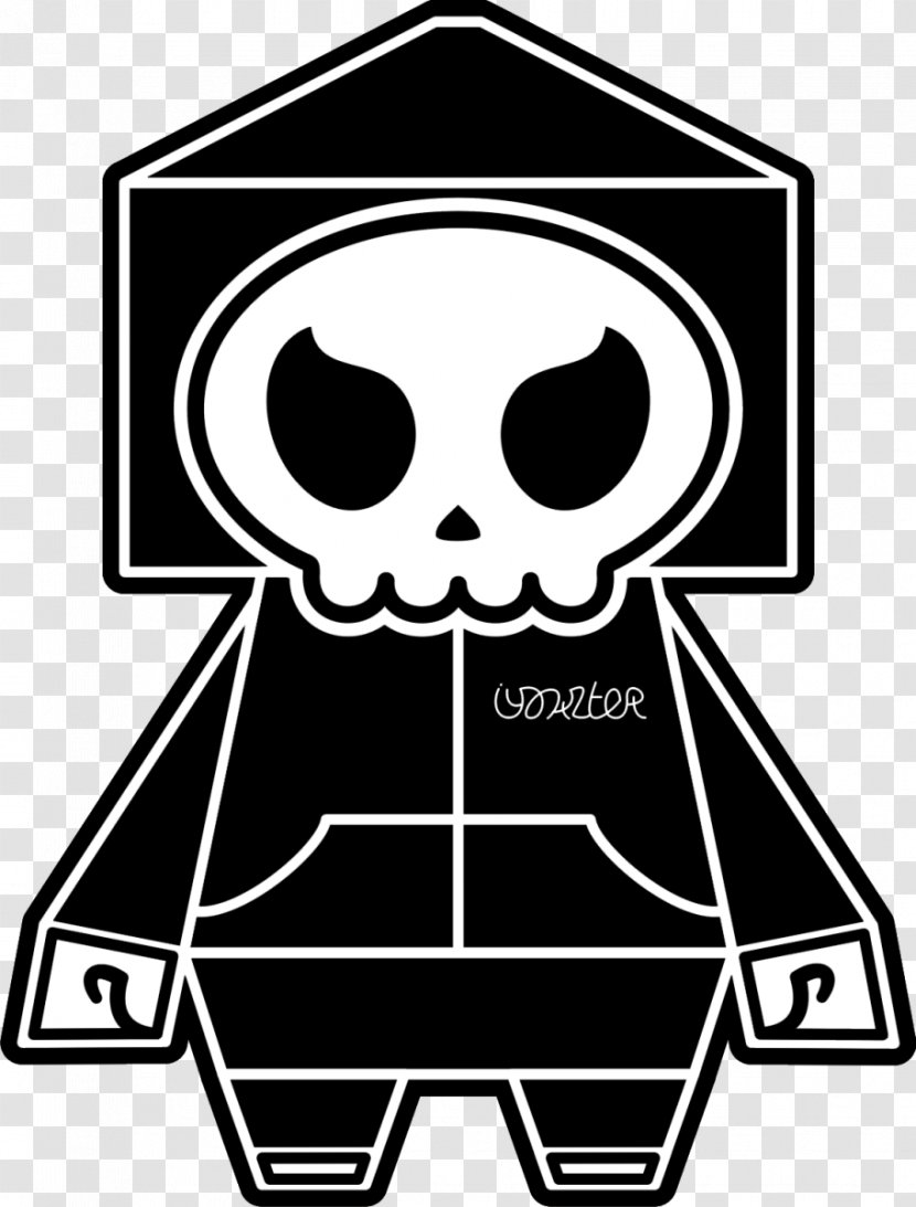 Human Behavior Line Art Cartoon Headgear Clip - Skull Transparent PNG