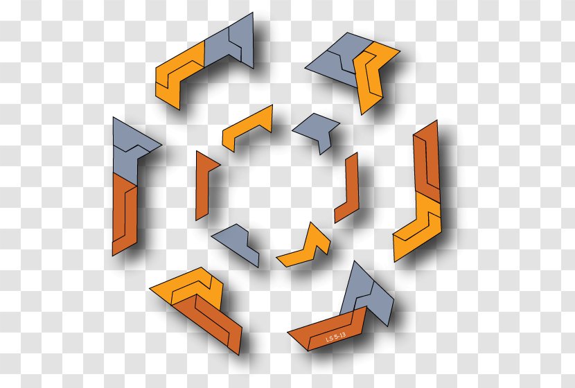 Tessellation Self-tiling Tile Set Mathematics Rep-tile Fractal - Polyomino Transparent PNG