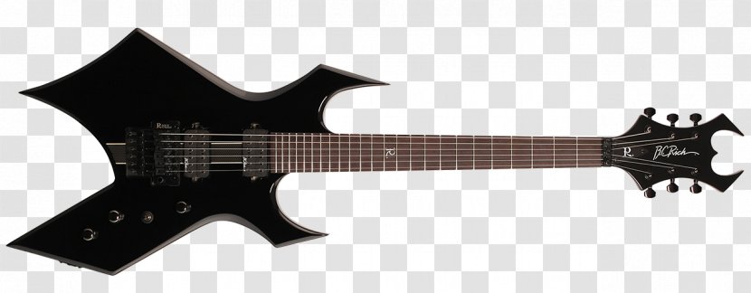 B.C. Rich Mockingbird Warlock Neck-through Guitar - Fret - Bridge Model Transparent PNG