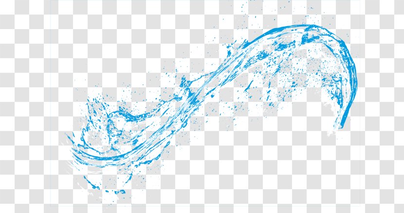 Water Blue Drop Wind Wave - Liquid - Spray,Water Ripples Transparent PNG