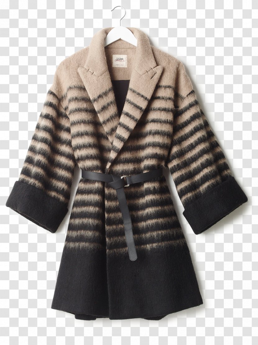 Overcoat Robe Fur Clothing Sleeve - Woolen - Mf Transparent PNG