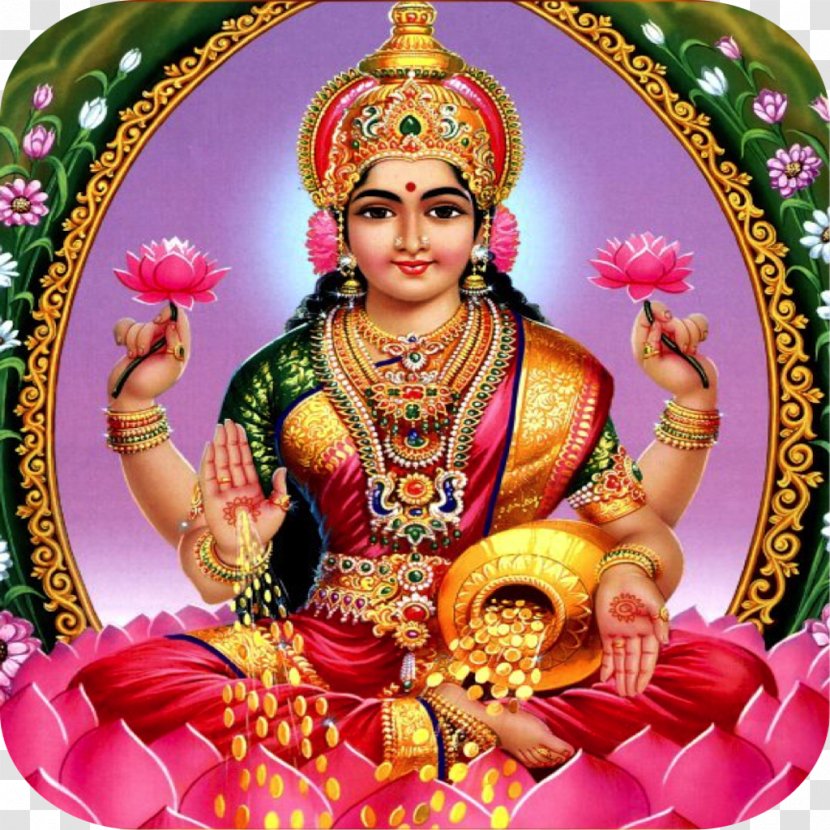 Ashta Lakshmi Durga Devi Goddess - Wealth - God Transparent PNG