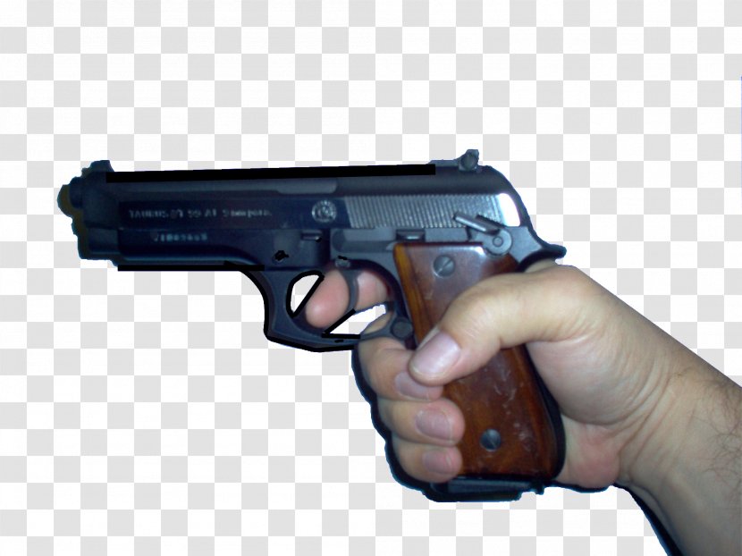 Firearm Revolver Weapon Beretta M9 Pistol - Handgun Transparent PNG