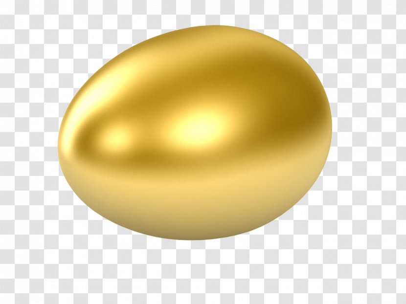 Chicken Egg Gold Clip Art - Golden Eggs Transparent PNG