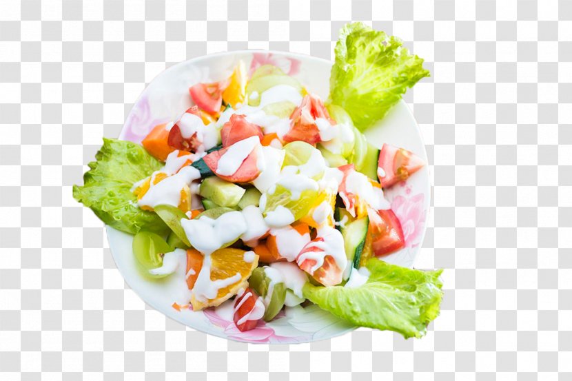 Greek Salad Caesar Vegetarian Cuisine Leaf Vegetable - Lettuce Transparent PNG