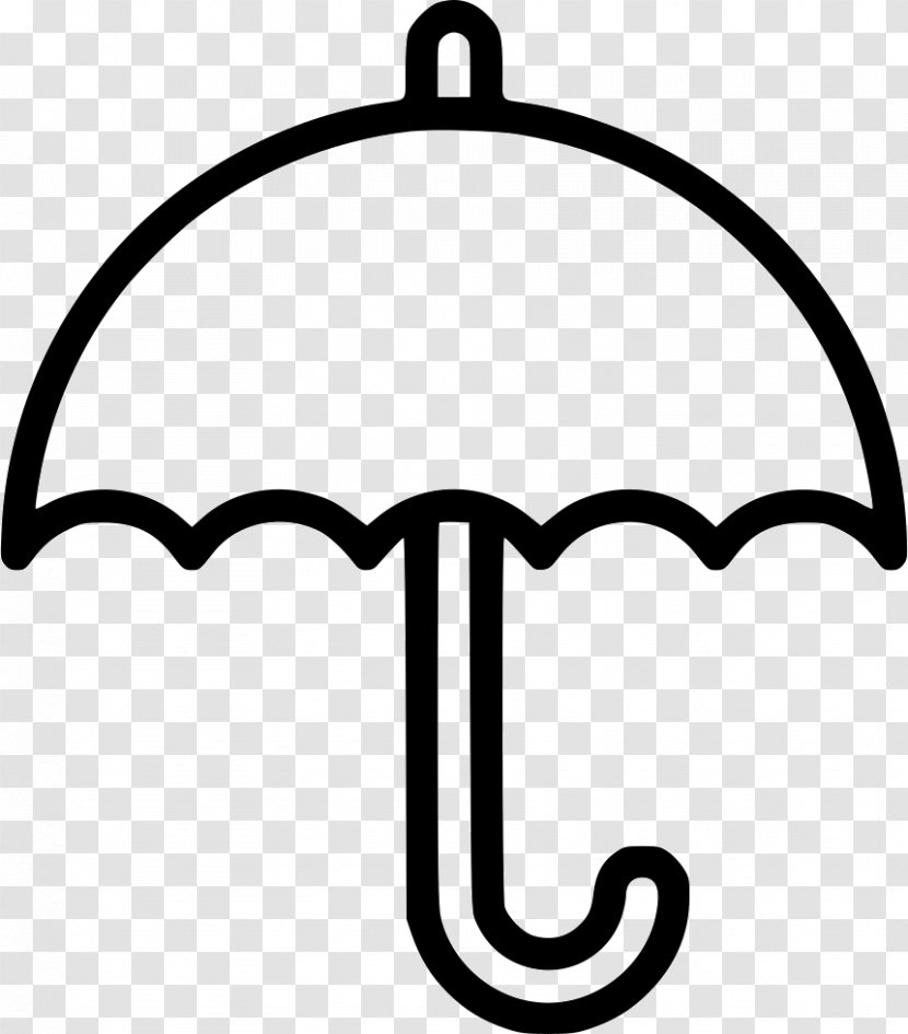 Clip Art - Monochrome Photography - Umbrella Icon Transparent PNG