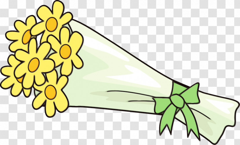 Yellow Plant Flower Wildflower Transparent PNG