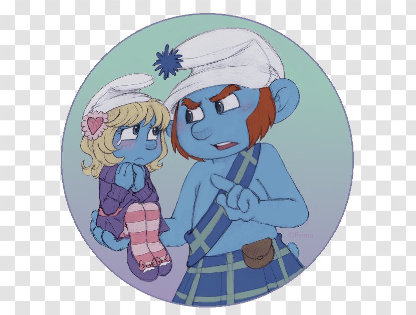 Vexy DeviantArt Gutsy Smurf - Cartoon - Scold Transparent PNG