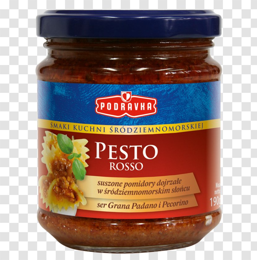 Sauce Pesto Pasta Mediterranean Cuisine Podravka - Tomato Paste Transparent PNG